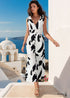 2024 New Sleeveless Printed Ink Painting Jumpsuit